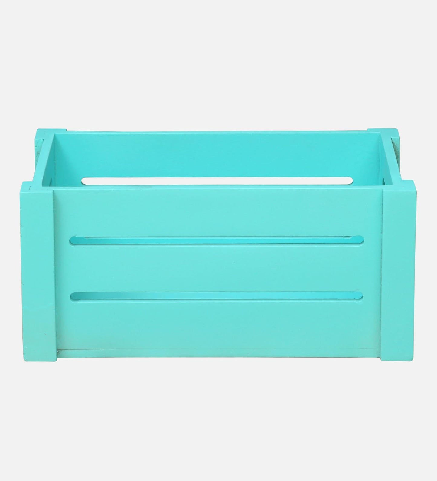 Wooden Nesting Storage Crates with Handles – Set of 2 Rustic Organizer Boxes