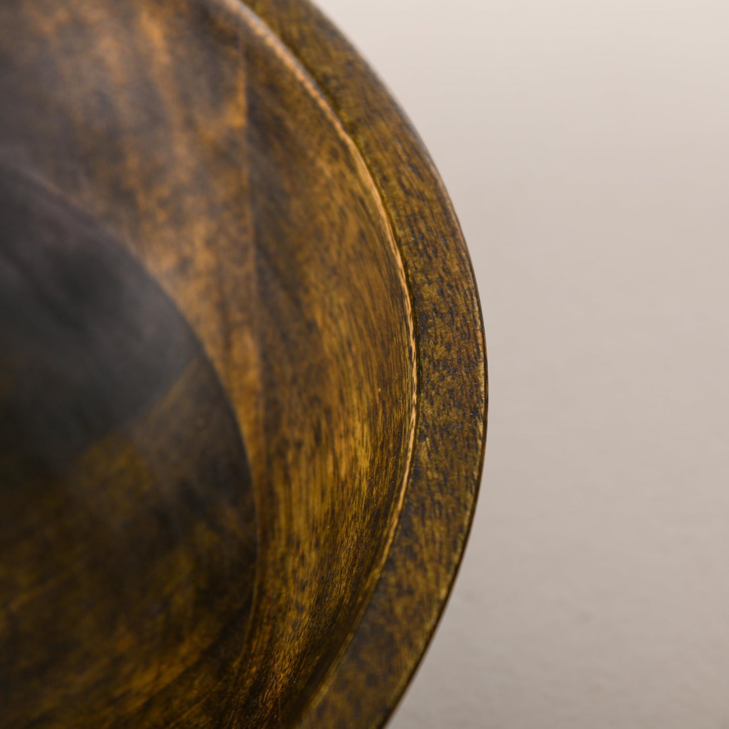 Wood Curls Wooden Serving Bowl,Multipurpose Bowl for Home and Kitchen,Salad Bowl,Kitchen Bowl,Serving Bowl for Soups,Snacks,Walnut Finish,Mango Wood(10inches Diameter x 3.2 inches Height)