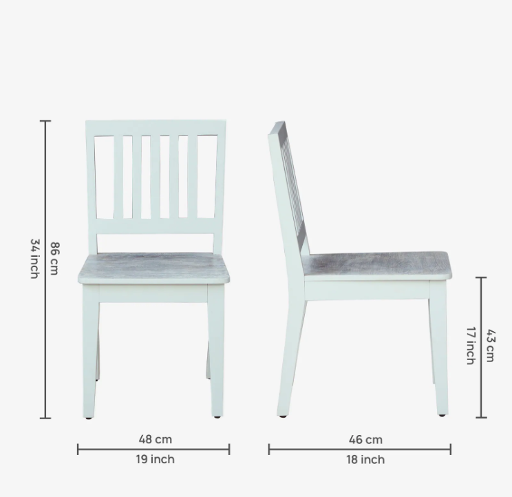 Wood Curls Mistwood Mango Wood 6 Seater Dining Table In White Wirebrush Finish