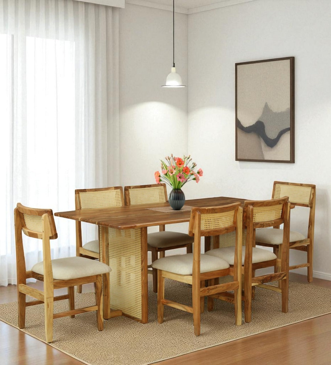 best selling solid wood dining set