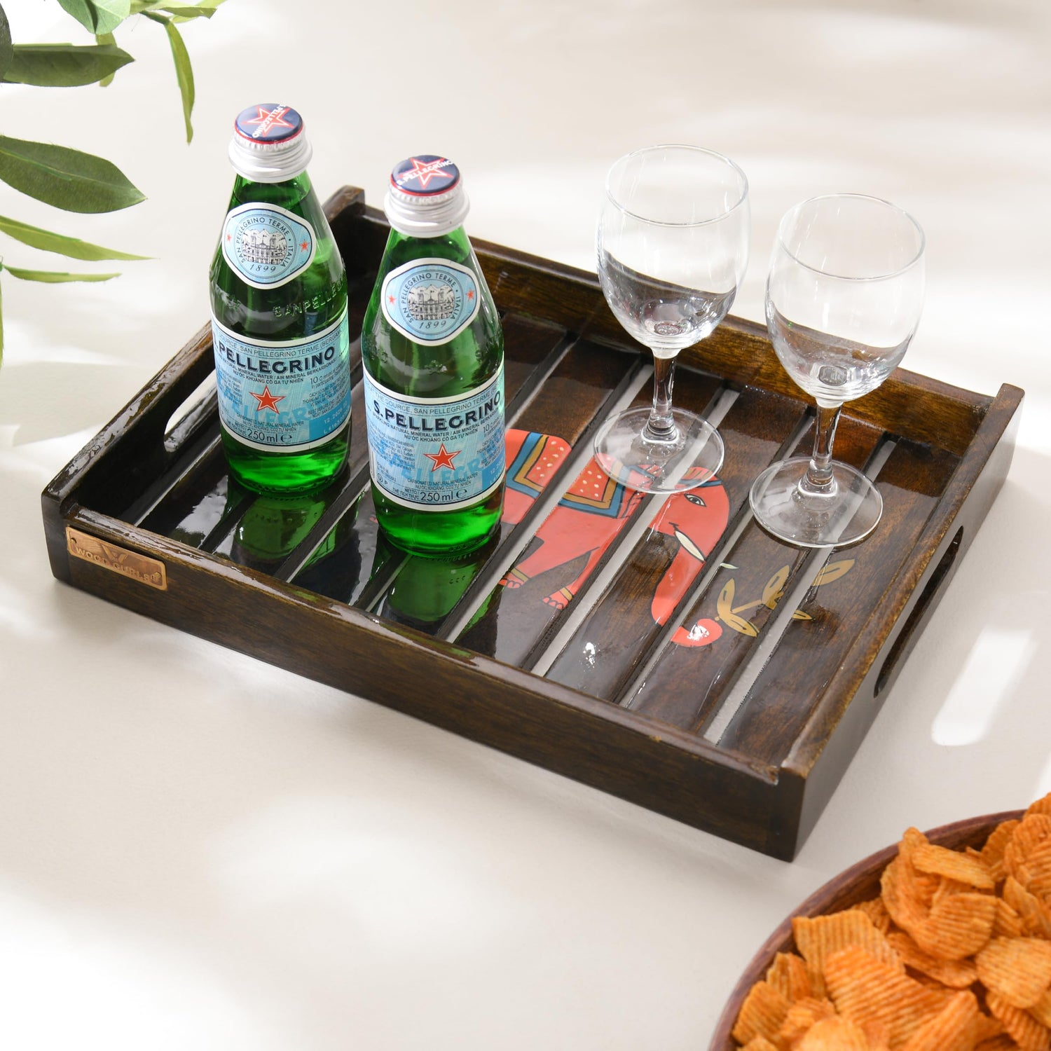 wooden trays for serving