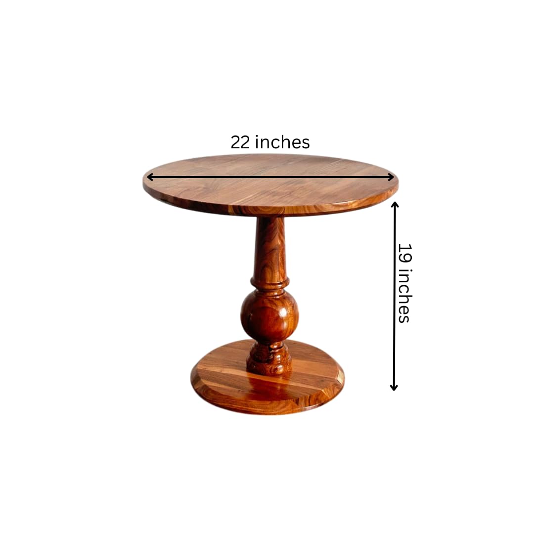 round wooden side table acacia wood
pedestal side table wooden round
small coffee table wooden natural finish
bedside table round wood