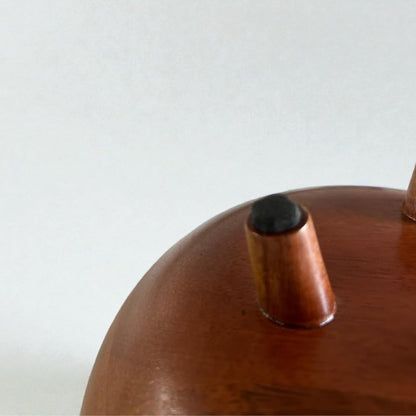 Handcrafted Mango Wood Pedestal Bowl – Decorative Centrepiece