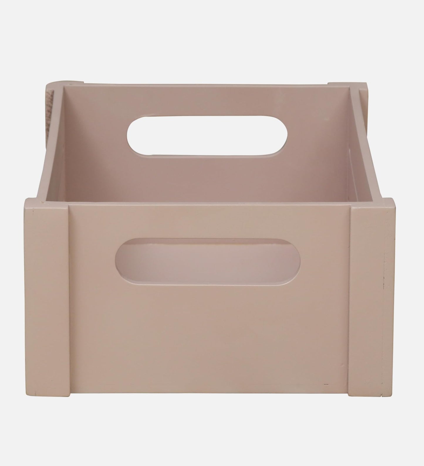 Wood Curls Wooden Nesting Storage Crates with Handles (Set of 2) – Stylish Organizer Baskets for Toiletries, Pantry & Home Décor(Medium (14x11x6 inch) & Small (12x8x5.5 inch)