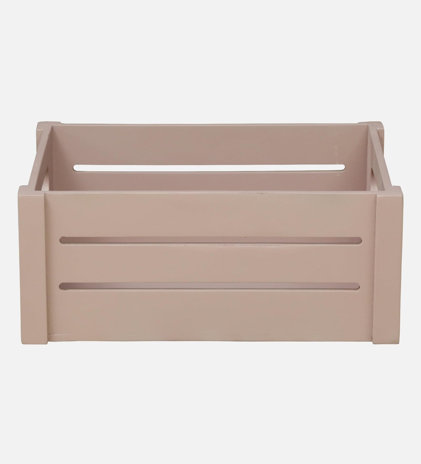 Wood Curls Wooden Nesting Storage Crates with Handles (Set of 2) – Stylish Organizer Baskets for Toiletries, Pantry & Home Décor(Medium (14x11x6 inch) & Small (12x8x5.5 inch)