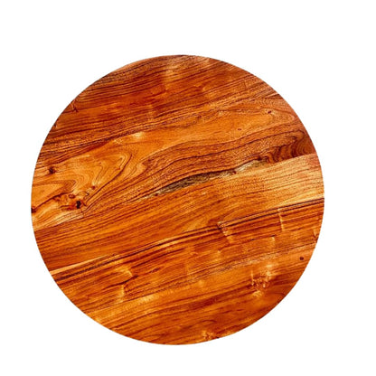 Elara Round Acacia Wood Side Table  for Living Room & Bedroom