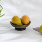 Wood Curls Handcrafted Wooden Pedestal Bowl,Fruit Bowl for Kitchen Counter,Decorative Bowl for Center Table, Salad,Fruits,Mango Wood, Walnut Finish(15.5 cm Diameter x 6 cm Height)