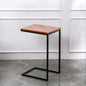 Wood Curls Odyssey C End Table| Space Saving Side Table| Compact End Table with Durable Iron Base | Wooden end Table | Free Size |