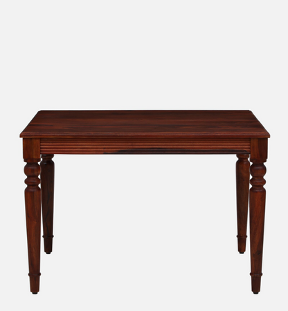 Wood Curls Rustic Harmony 4-Seater Dining Table in Sheesham Wood