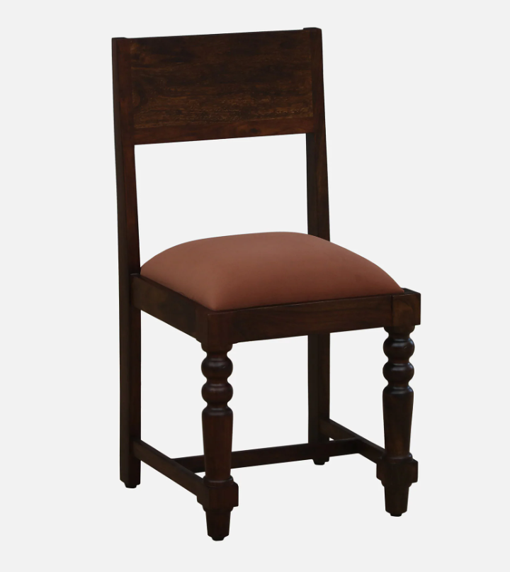 Wood Curls Arwen Sheesham Wood 6-Seater Dining Set in Provincial Teak Finish