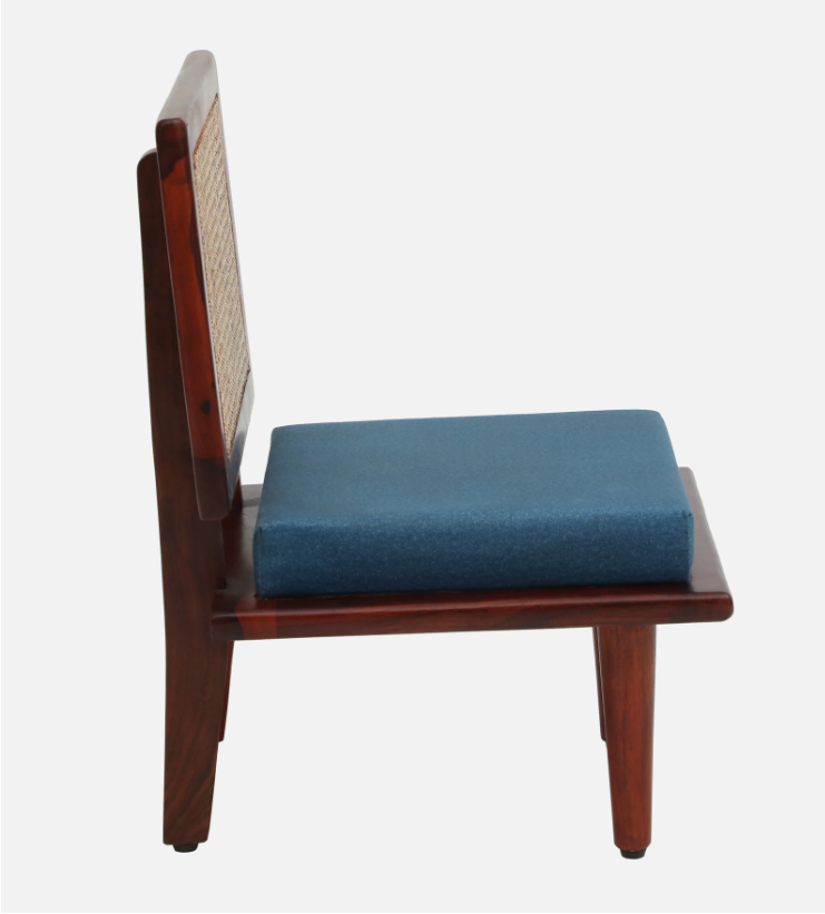 sheesham wood chair with cushion interior décor