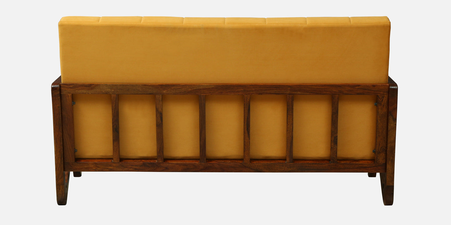 Wood Curls Verona 3+2 Seater Solid Sheesham Wood Sofa with Modern Arm Design(Dimensions:158 cm (L) x 79 cm (W) x 91 cm (H)